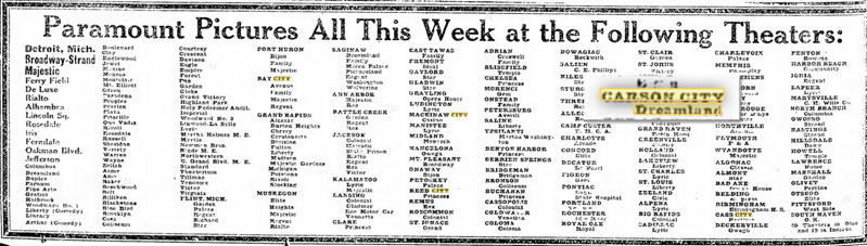 Lee Theatre - 09 Jan 1921 Mention Of Dreamland - Could Be Same Theatre (newer photo)